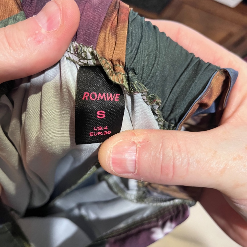 Romwe Patchwork Overalls - Picture 3 of 3